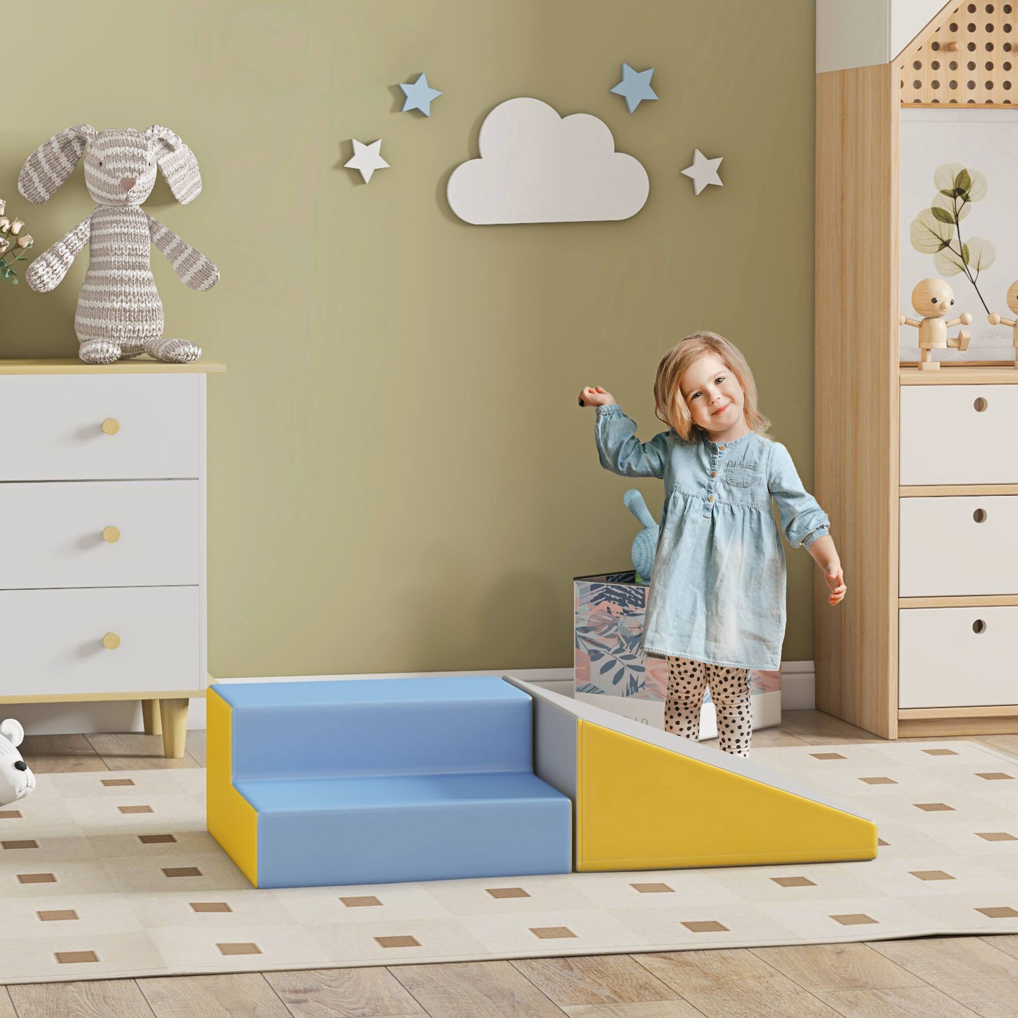 Alt View 1. Soozier - Piece Climb and Crawl Activity Play Set.