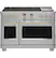Alt View 40. Café - 8.25 Cu. Ft. Freestanding Double Oven Dual Fuel True Convection Range with 6 Burners, Customizable - Stainless Steel.
