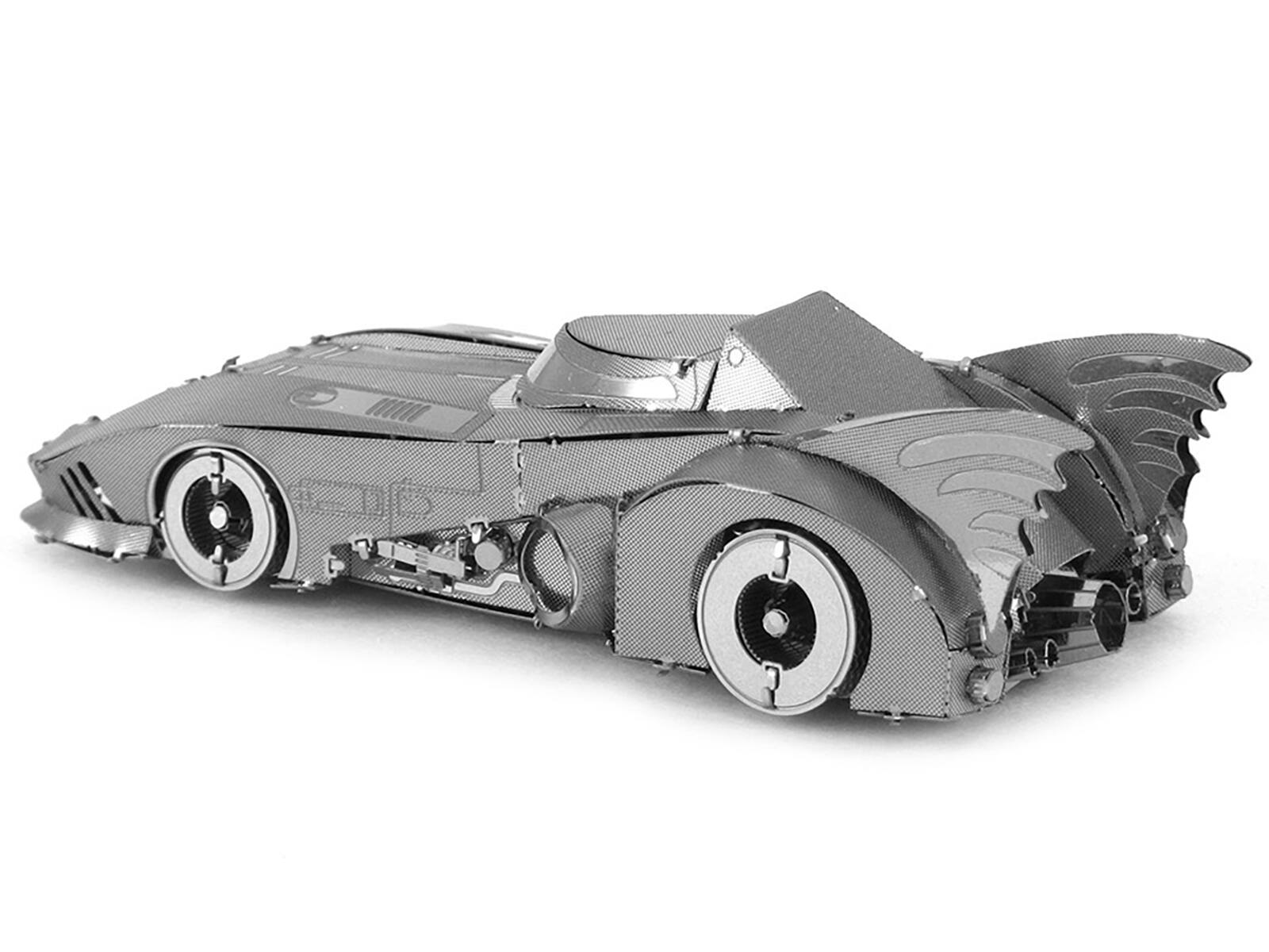 Angle. Metal Earth - Model Kit 1989 Batmobile "Batman" (1989) Movie (Challenging Difficulty) Steel Model by Metal Earth - Grey.