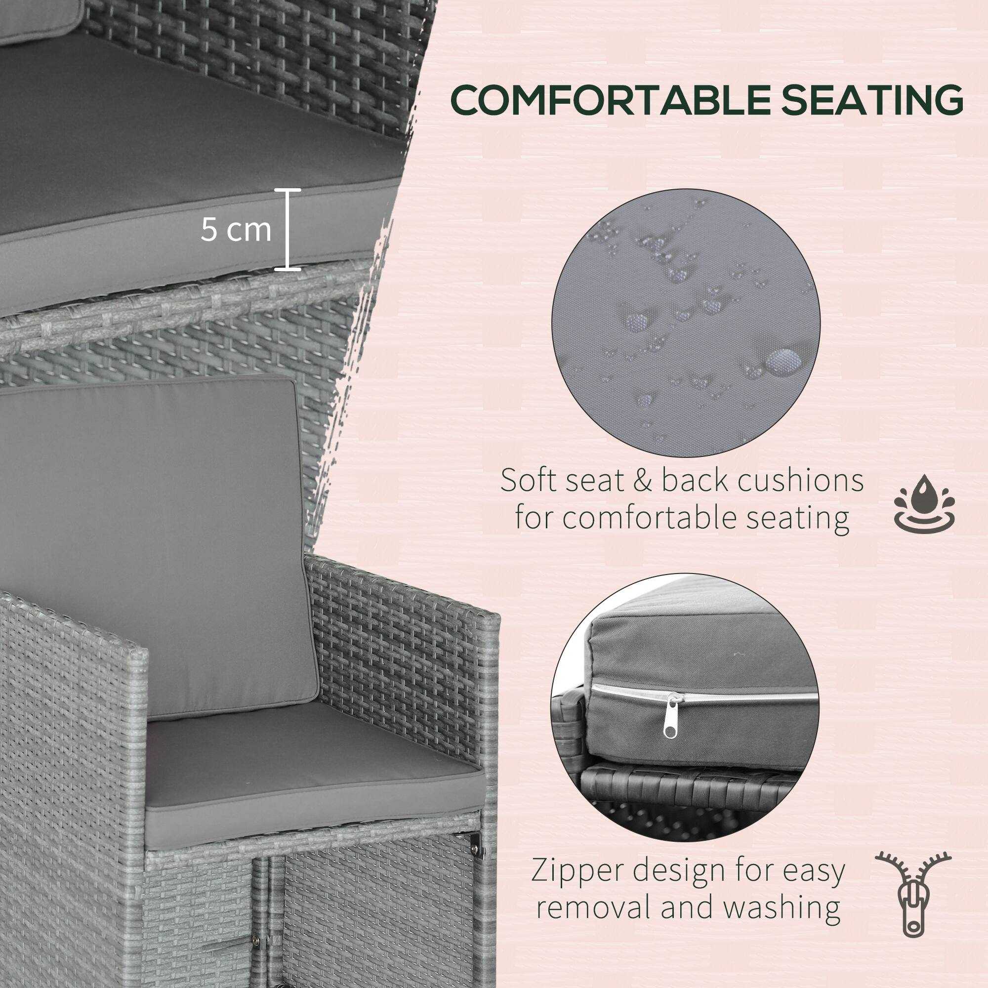 COMFORTABLE SEATING

5 cm

Soft seat & back cushions for comfortable seating

Zipper design for easy removal and washing