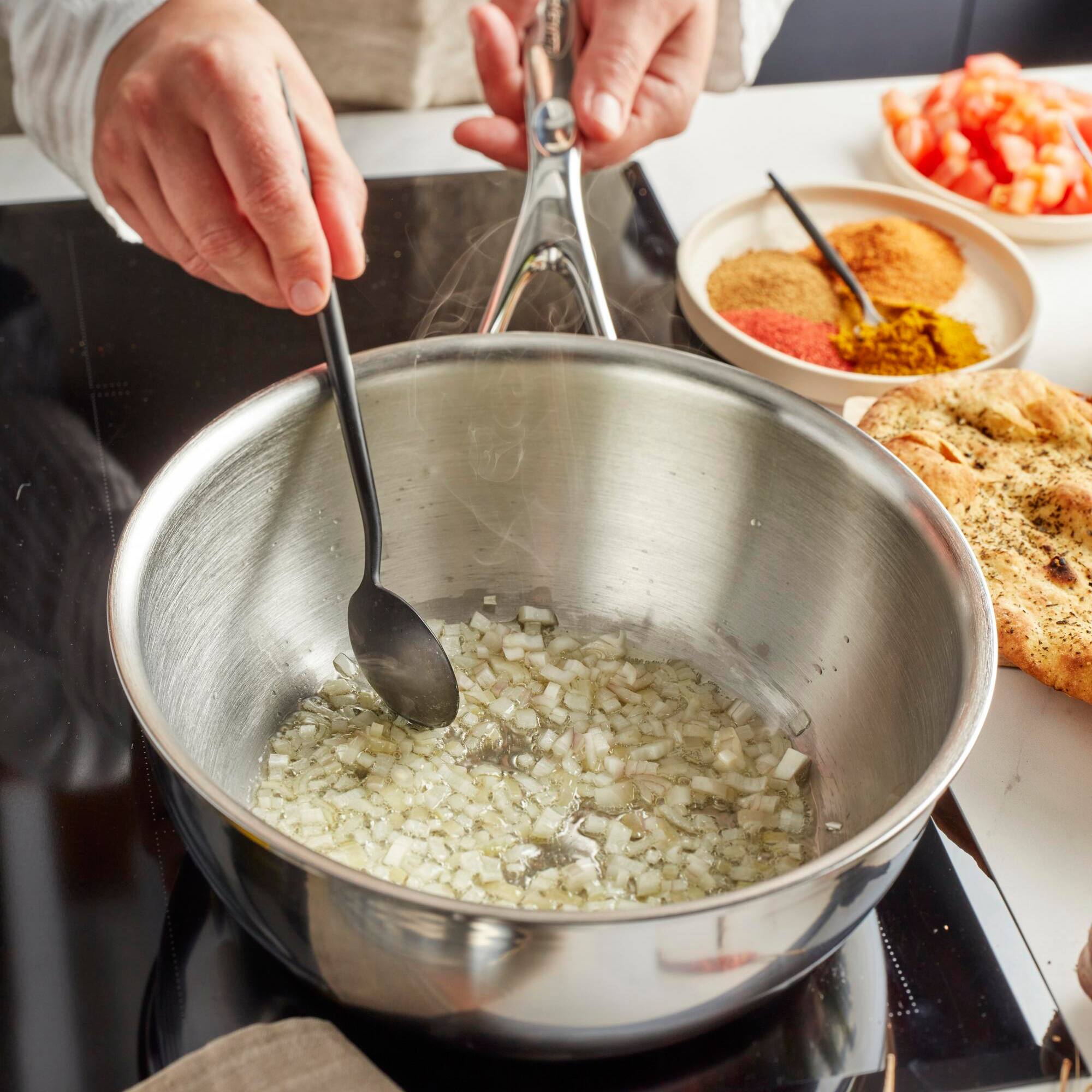 Alt View 4. Demeyere - Demeyere Atlantis Proline 7 3.5-qt Stainless Steel Saucier - Stainless Steel.