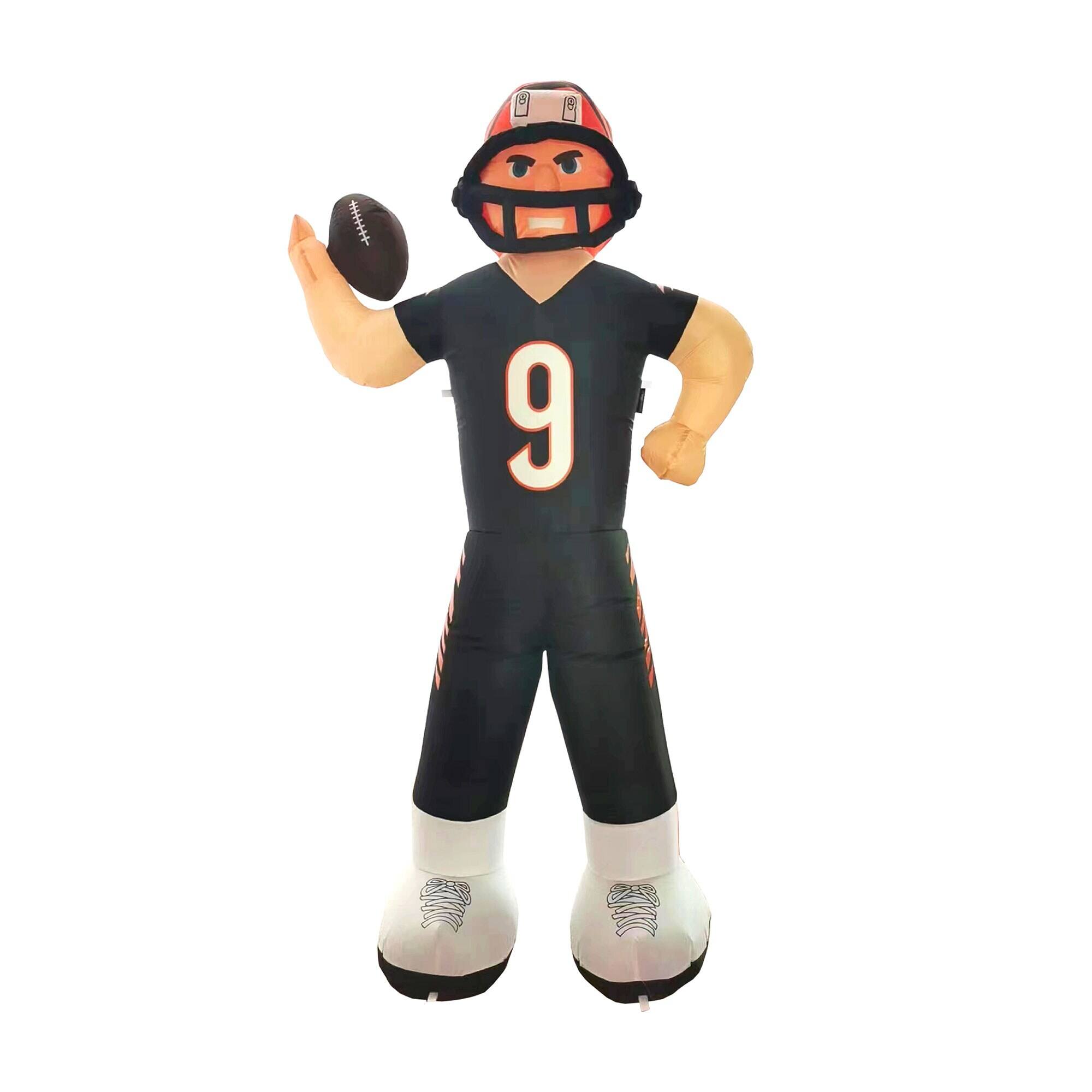 Front. Logo Brands - Joe Burrow Cincinnati Bengals Player Lawn Inflatable - Multicolor.