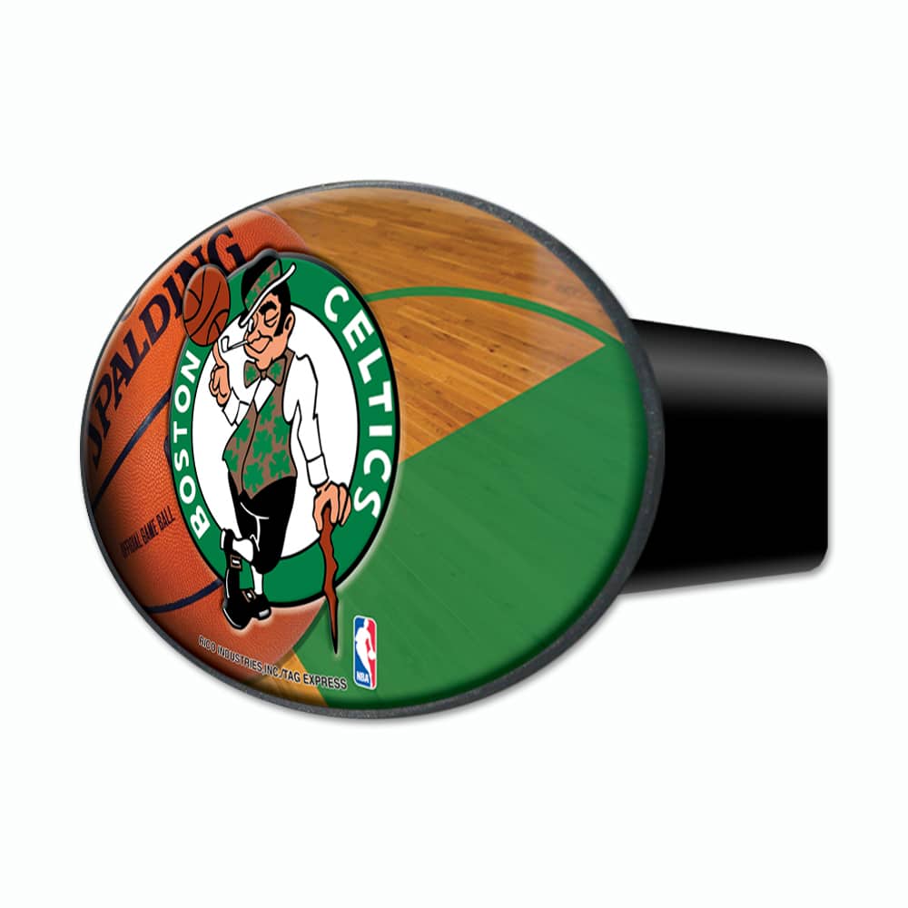 Rico Industries - Boston Basketball Celtics - Lucky the Leprechaun - 3-In-1 Hitch Cover - Multi