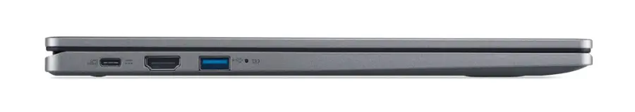 Alt View 7. Acer - Chromebook Plus 515 Laptop with Google AI – 15.6" FHD Display - Intel i3-1215U – 8GB LPDDR5X – 128GB UFS – Wi-Fi 6E - Steel Gray.