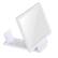 Back. Stock Preferred - 3D Mobile Phone Screen Magnifier Stand 7.8” Foldable HD Amplifier with Anti-Slip Holder - White.