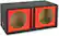 Angle Standard. Atrend - Kandy Kolor 12" Dual Ported Subwoofer Enclosure - Red/Black.
