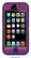 Front. OtterBox - Defender Series Case for Apple® iPhone® 5 - Pop Purple/Violet Purple.