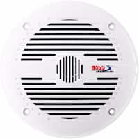 BOSS Audio - Marine 6-1/2" 2-Way Marine Speakers with Polypropylene Woofer Cones (Pair) - White - Front_Zoom