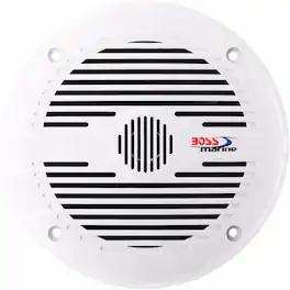 BOSS Audio - Marine 6-1/2" 2-Way Marine Speakers with Polypropylene Woofer Cones (Pair) - White