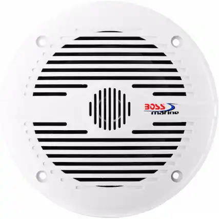Front. BOSS Audio - Marine 6-1/2" 2-Way Marine Speakers with Polypropylene Woofer Cones (Pair) - White.