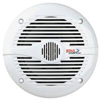 BOSS Audio - 5-1/4" 2-Way Coaxial Marine Speakers with Polypropylene Cones (Pair) - White - Front_Standard