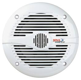 BOSS Audio - 5-1/4" 2-Way Coaxial Marine Speakers with Polypropylene Cones (Pair) - White