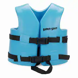 TRC Recreation - Super Soft Child Life Jacket Swim Safety Vest, Small - Marina Blue