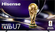 Hisense MiniLED ULED U7
FIFA WORLD CUP
TM
OFFICIAL SPONSOR