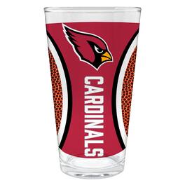 Great American Products - Arizona Cardinals 16oz. Game Ball Pint Glass - Brown