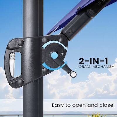 9 IIII 3 2-IN-1 CRANK MECHANISM Easy to open and close