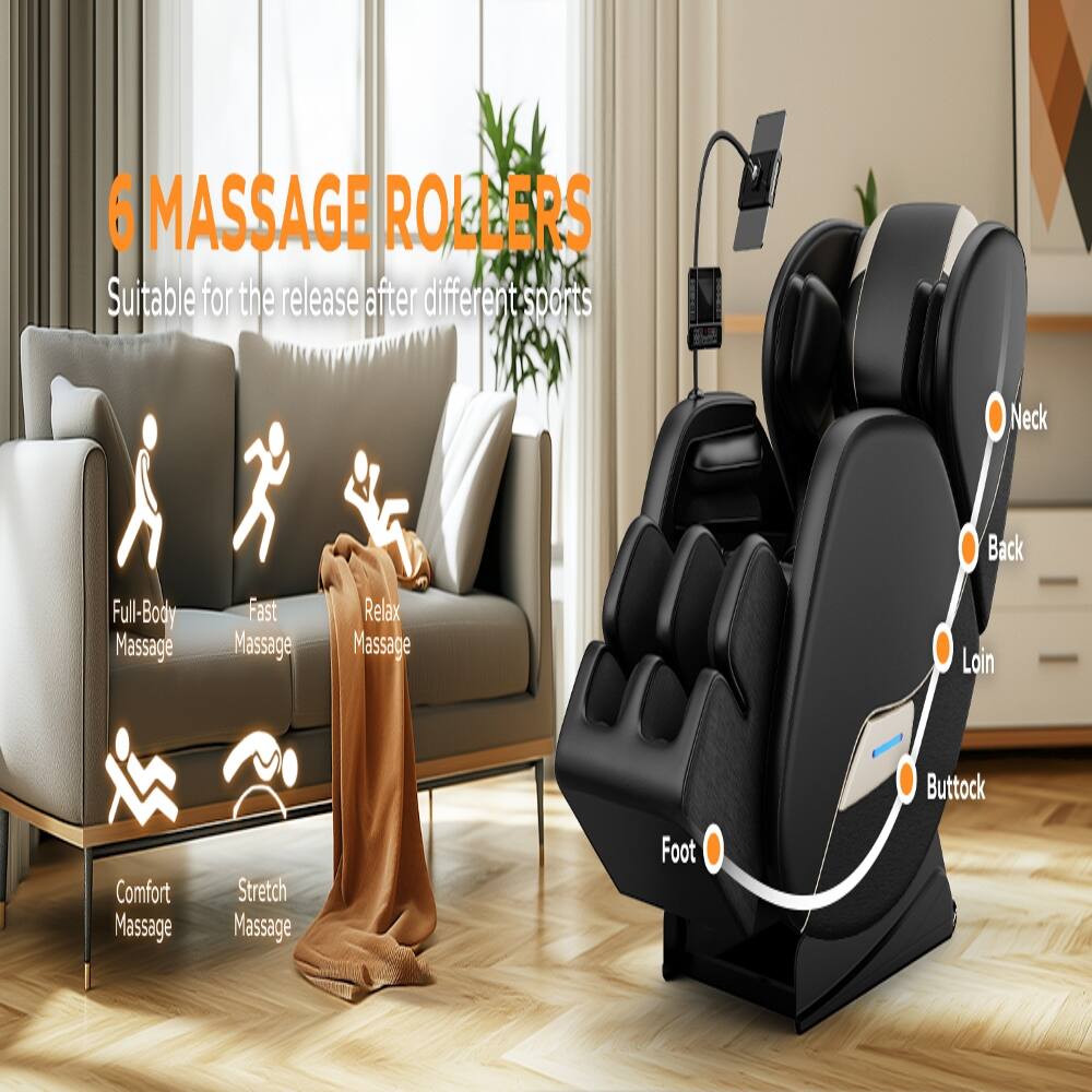 6 MASSAGE ROLLERS
Suitable for the release after different sports

Neck
Back
Full-Body Massage
Fast Massage
Relax Massage
Loin
Buttock
Comfort Massage
Stretch Massage
Foot