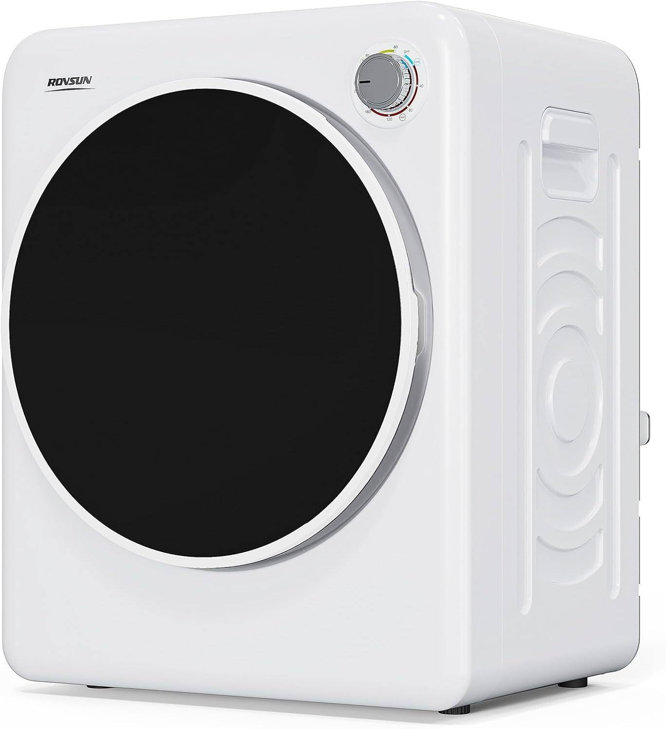 Front. Winado - 1.7 Cu.Ft Portable Dryer for Laundry, Electric Clothes Dryer 1000W, Front Load, Easy Knob Control, Magnetic Door Lock - White.