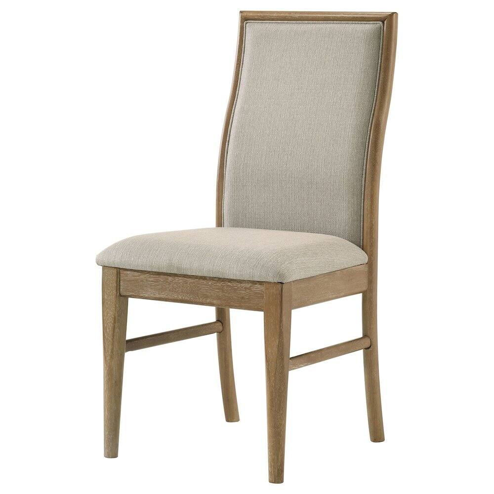Alt View 3. Coaster Co. of America - Adina Upholstered Dining Side Chair Barley (Set of 2) - Beige.