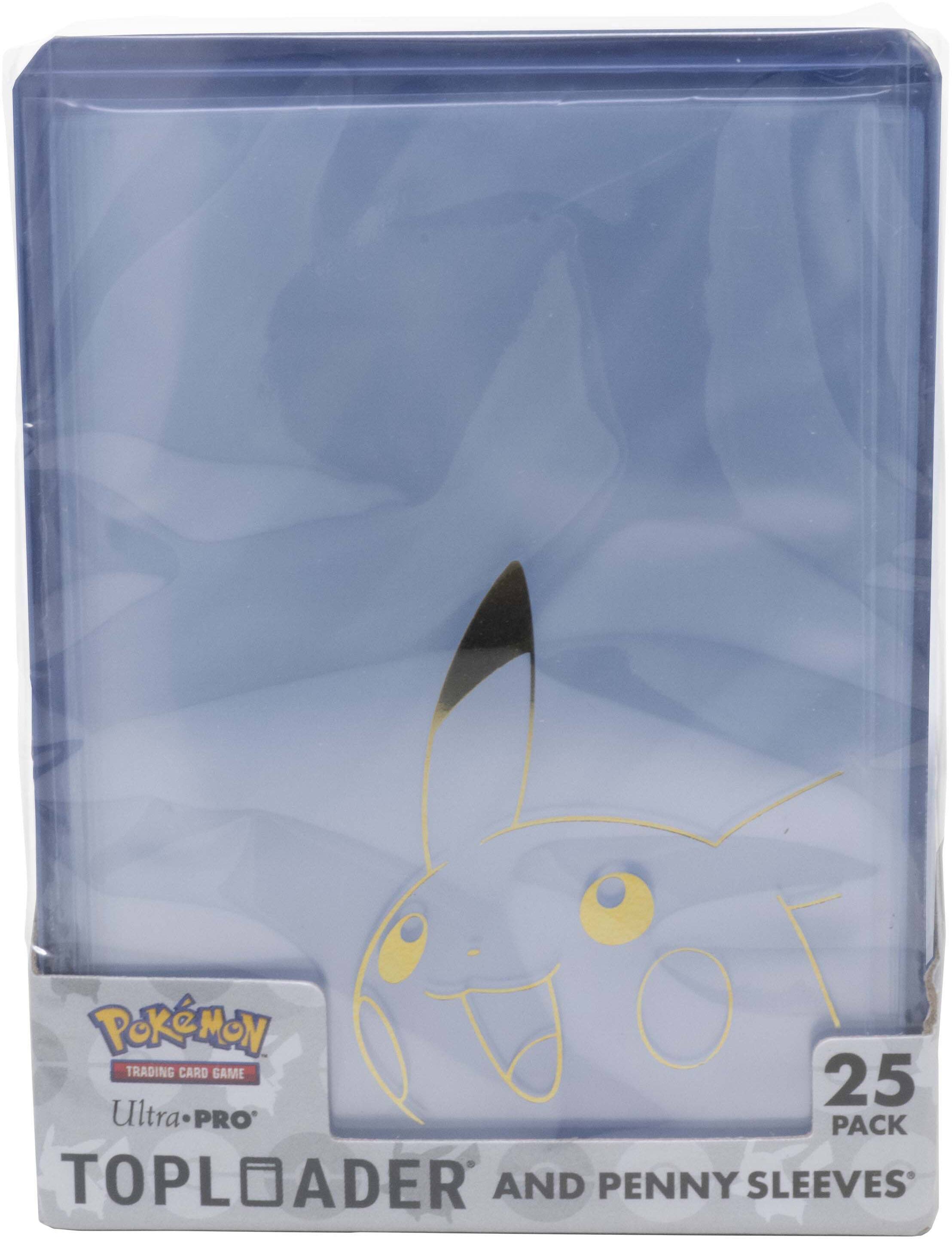 Pokémon Trading Card Game 25 Ultra PRO Pack Toploader and Penny Sleeves
