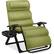 Front. Best Choice Products - Best Choice Products Oversized Zero Gravity Chair, Folding Recliner w/ Removable Cushion, Side Tray - Lime Green - Lime Green.