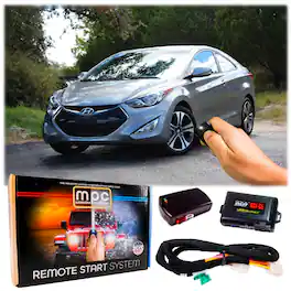 MPC - Factory Remote Activated Start Kit For 2011-2013 Hyundai Elantra - Key-to-Start - Black