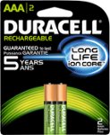 Front Zoom. Duracell - Rechargeable AAA Batteries (2-Pack).