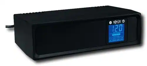 Front. Tripp Lite - SmartPro 1000 VA Tower Digital UPS - Black.