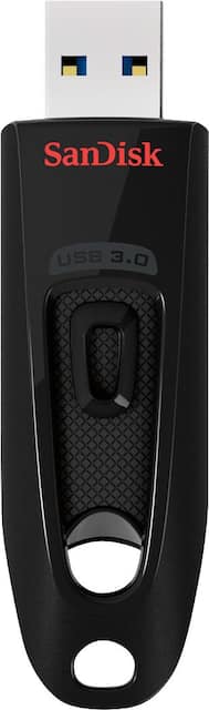 SanDisk Ultra 128GB USB 3.0 Flash Drive Black SDCZ48 128G A46