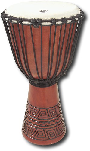  Toca - 12&quot; Synergy Mahogany Vuur Djembe Drum - Natural