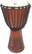 Front Standard. Toca - 12" Synergy Mahogany Vuur Djembe Drum - Natural.