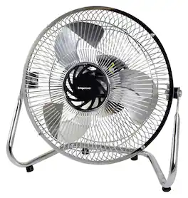 Impress - 9" High-Velocity Fan - Silver