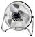 Front. Impress - 9" High-Velocity Fan - Silver.