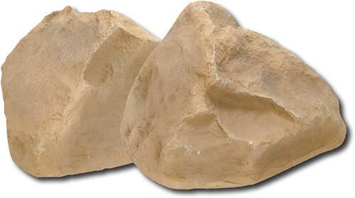 Front Standard. Tic - Terra-Forms 5" 100W Rock Outdoor Speakers (Pair) - Canyon.