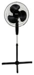 Front Zoom. Impress - 16" Oscillating Stand Fan - Black.