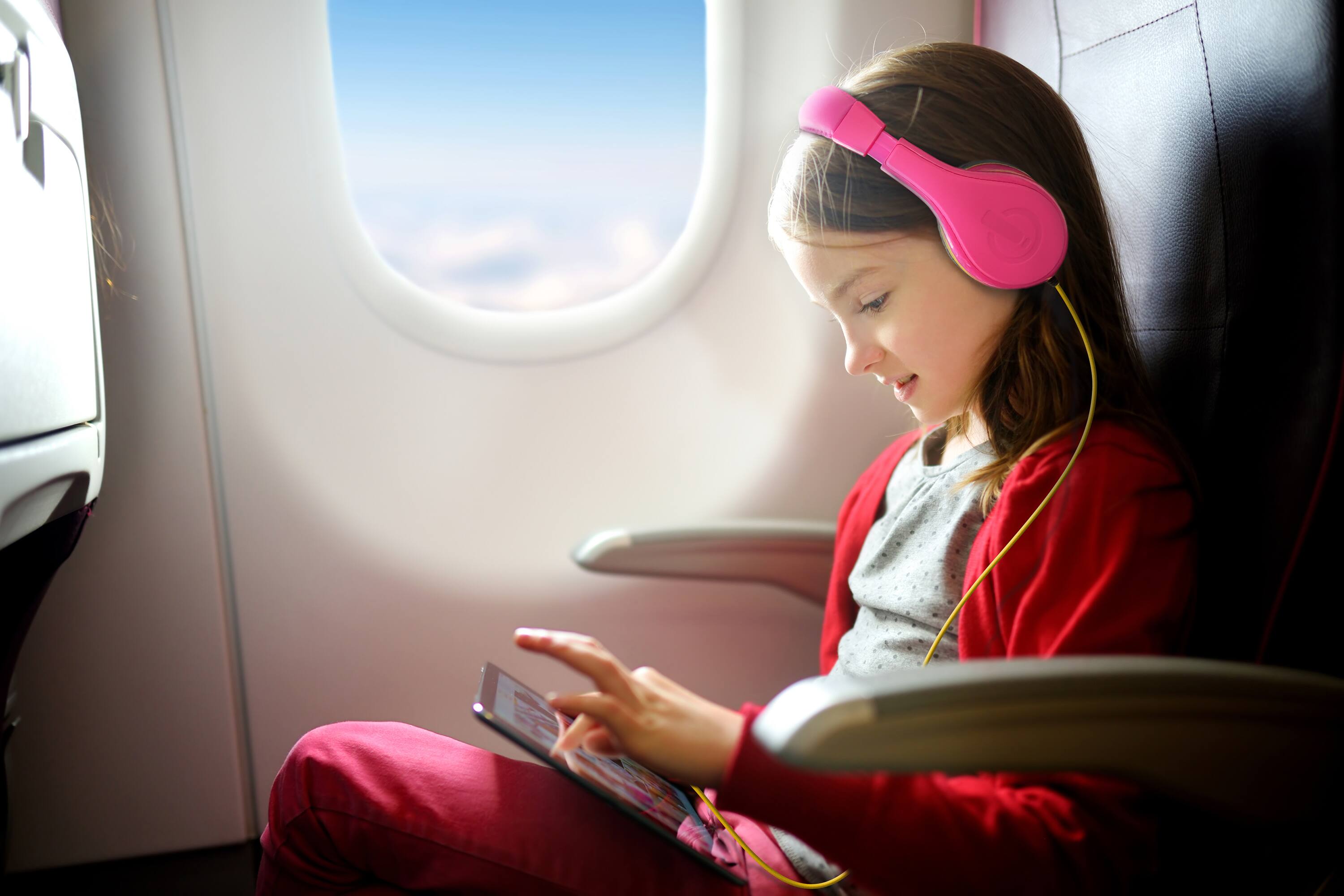 Back. eKids - eKids Wired Headphones for Kids, Children’s Headphones for School, Home, or Travel - Pink - Pink.