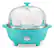 Front. Elite Gourmet - 7-Egg Automatic Egg Cooker - Teal.