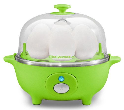Elite Gourmet - 7-Egg Automatic Egg Cooker - Green