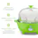 Alt View 17. Elite Gourmet - 7-Egg Automatic Egg Cooker - Green.