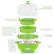 Alt View 1. Elite Gourmet - 7-Egg Automatic Egg Cooker - Green.