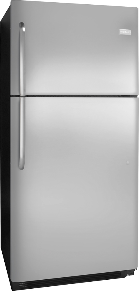 Best Buy: Frigidaire 20.4 Cu. Ft. Top-Freezer Refrigerator Stainless ...