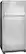 Angle. Frigidaire - Gallery 18.3 Cu. Custom-Flex Top-Freezer Refrigerator - Stainless steel.