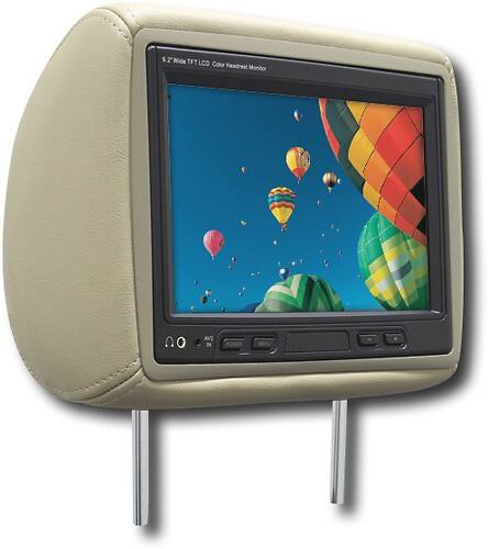 Angle Standard. Roadview - 9.2"  Headrest Monitor System - Tan.