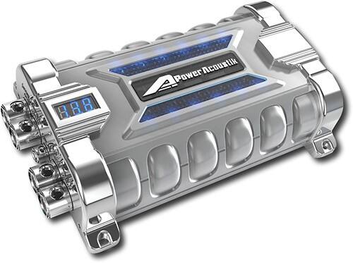 Front. Power Acoustik - 30-Farad Capacitor - Silver.