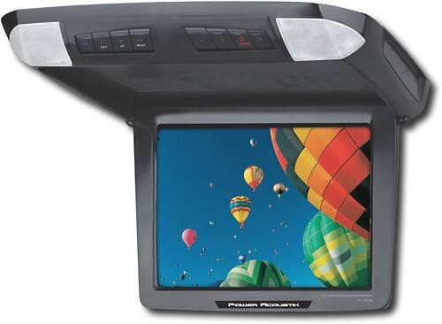 Angle Standard. Power Acoustik - 12.1" LCD Ceiling Monitor Systems - Black.