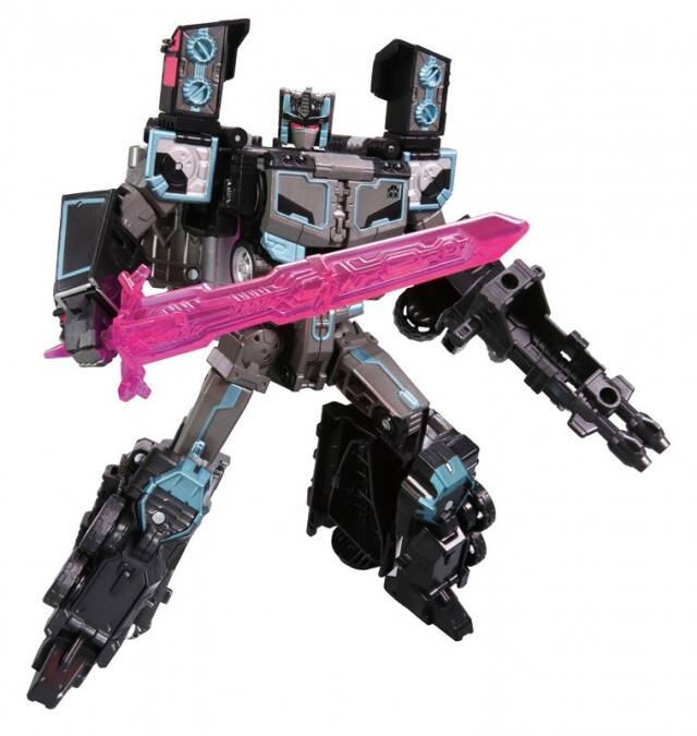 Alt View 2. Transformers - LG-EX Black Convoy | Japanese Transformers Legends.