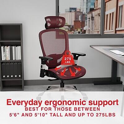 Everyday ergonomic support  
Best for those between 5'6" and 5'10" tall and up to 275 lbs