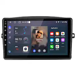 Junsun - For Toyota Sienna 2004-2010 9 Inch 2+64GB Carplay Android 14 Car Radio Stereo GPS Navi BT WIFI RDS DSP SWC FM - Black