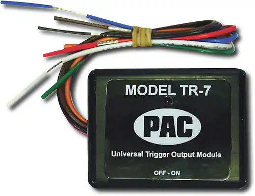 Front. PAC - Universal Trigger Output Module - Black.