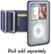 Angle Standard. Belkin - Sport Arm Band for Apple® iPod® classic - Navy Blue/Yellow.